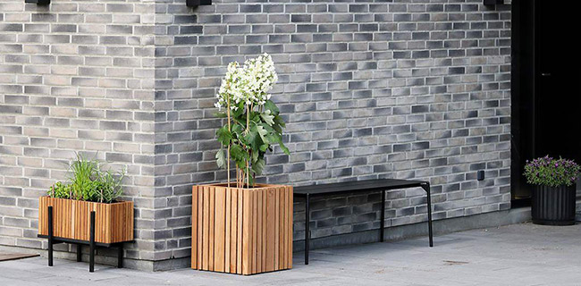 Nachhaltiges Wohnen Squarely Grow Wide Black Outdoor