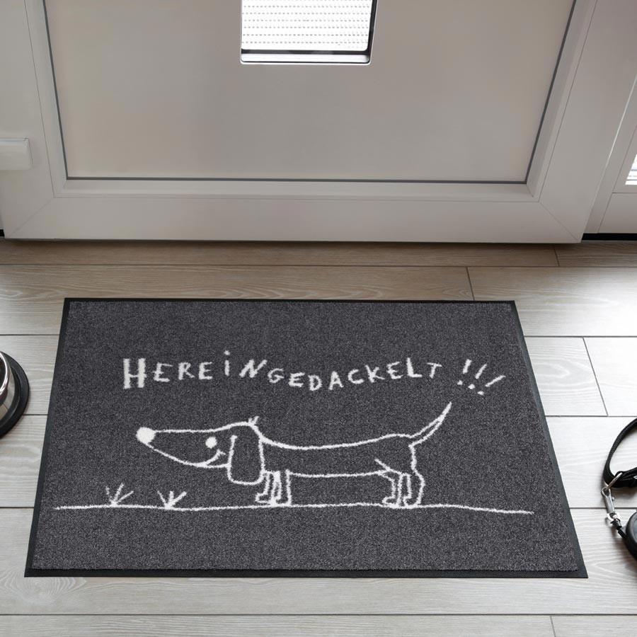 Salonlöwe - Hereingedackelt 50 x 75 cm Fußmatte