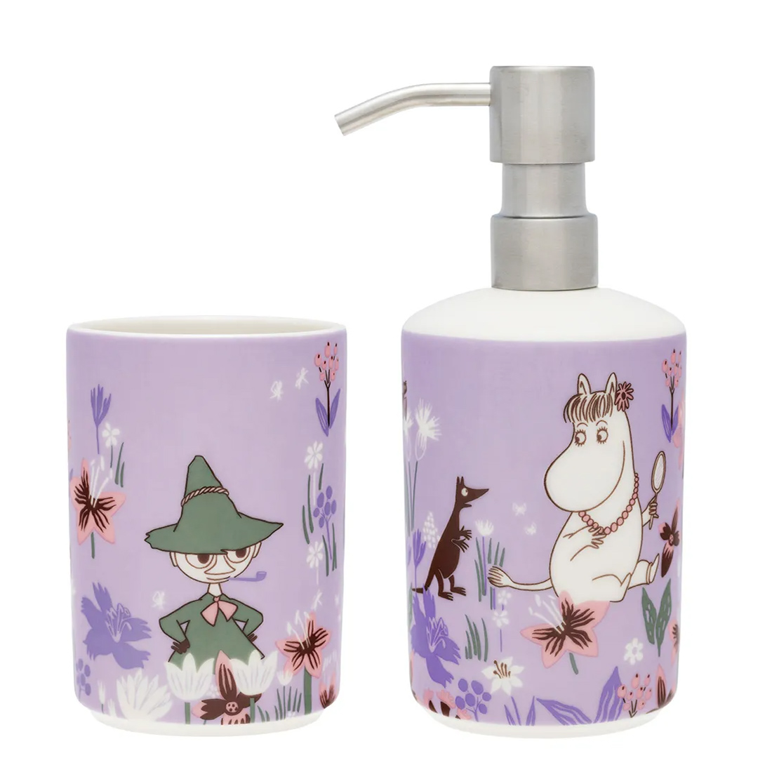 Moomin Arabia – Moomin Set Seifenspender Becher Bathtime