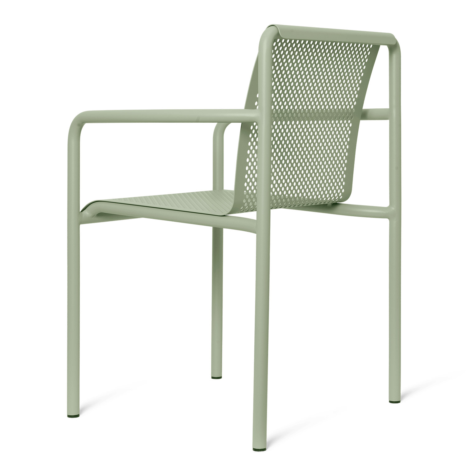 Ferm Living - Dapple Outdoor Stuhl mit Armlehnen tea green