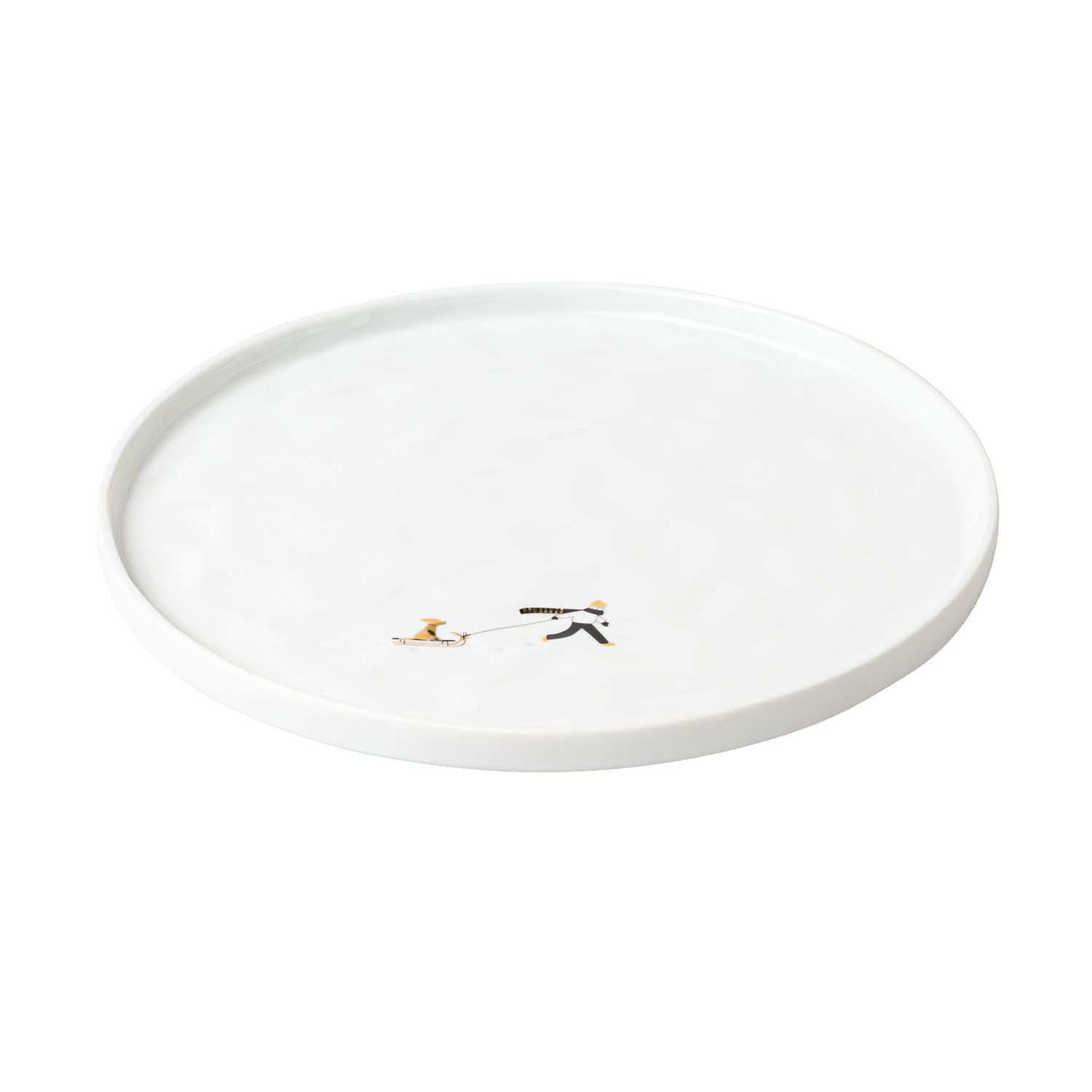 Raeder Design Schneetag Grosser Teller Hundeschlitten 92534 106345