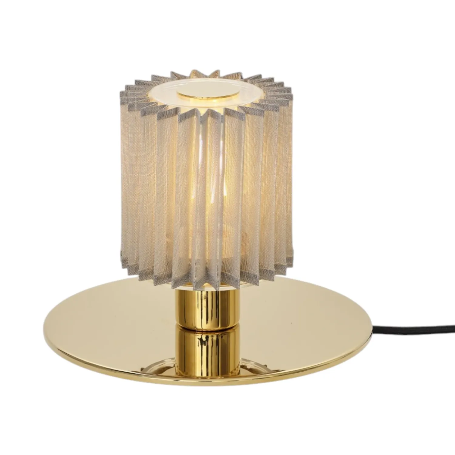 DCW - In The Sun 220 Tischleuchte gold/silber