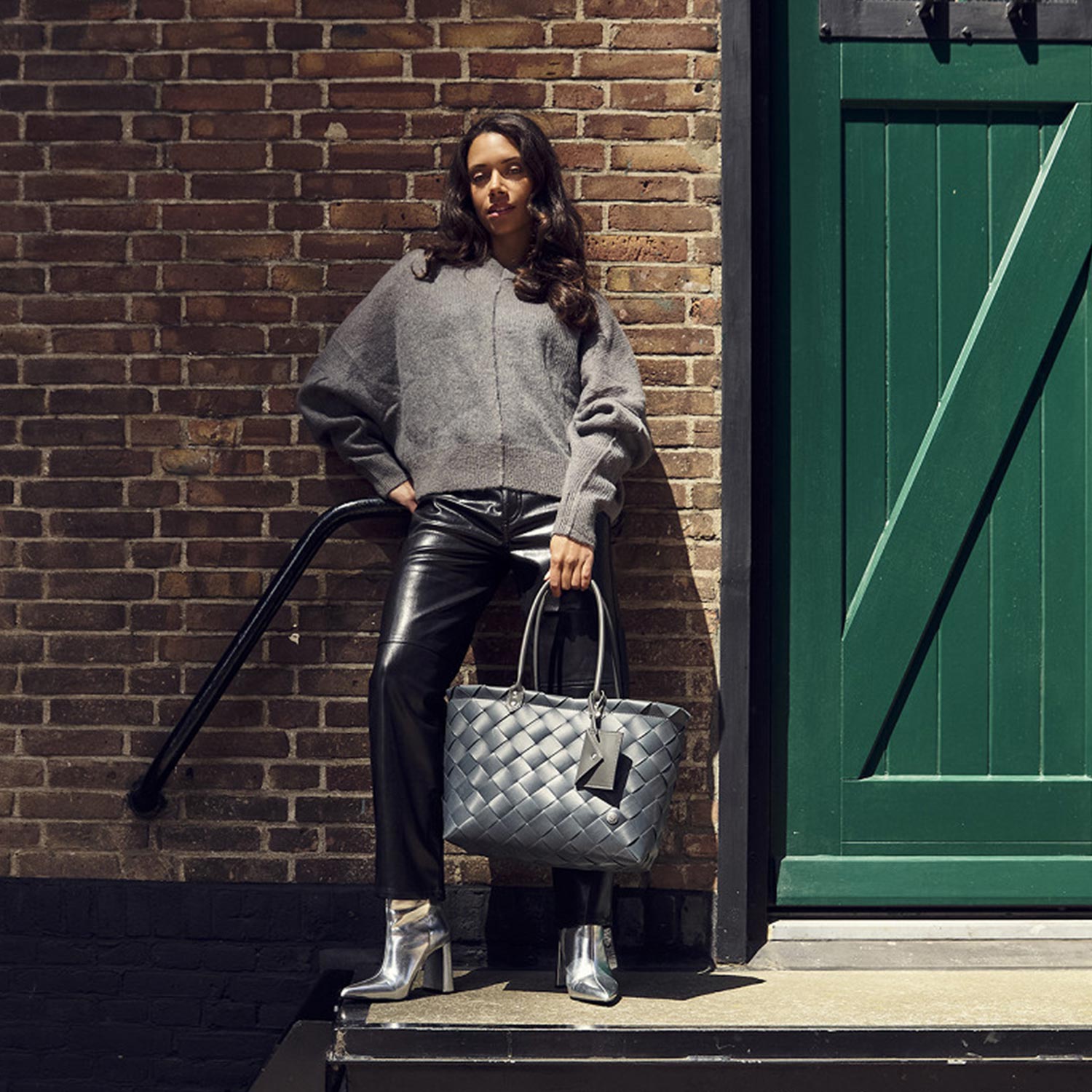 Handed By - Chloé Shopper laurel green