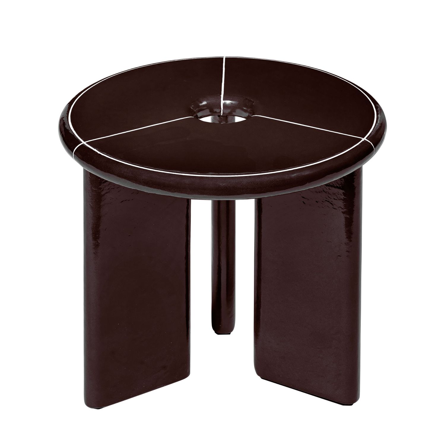 Ferm Living - Deya Beistelltisch 47 cm chestnut brown