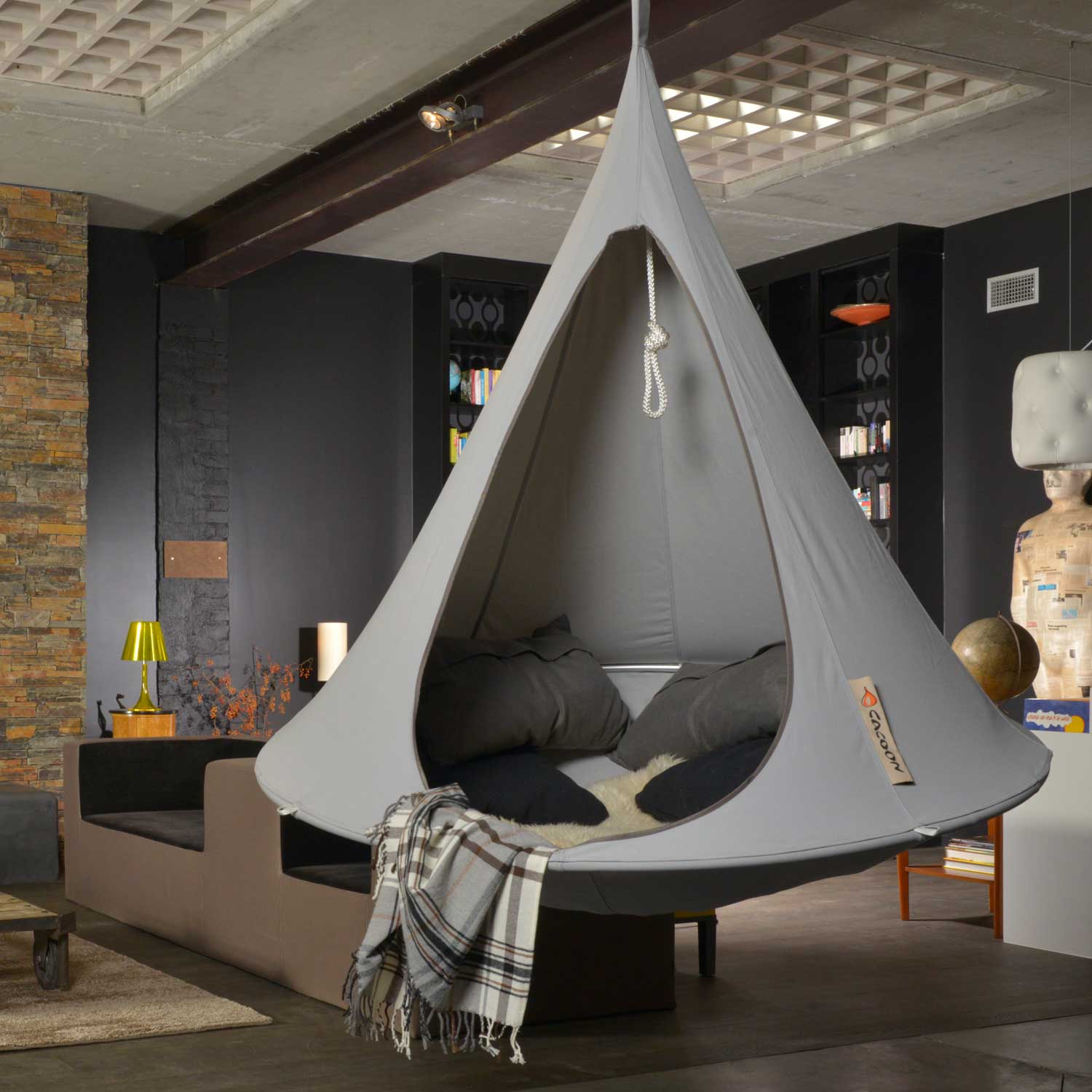 cacoon single light grey 2 24501