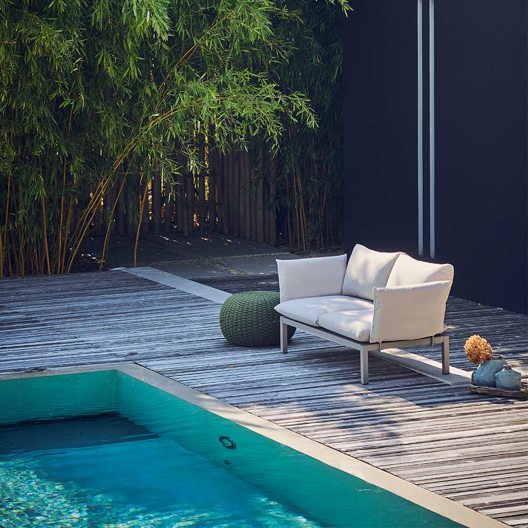 fiam domino lounge outdoor sofa taupe 80791