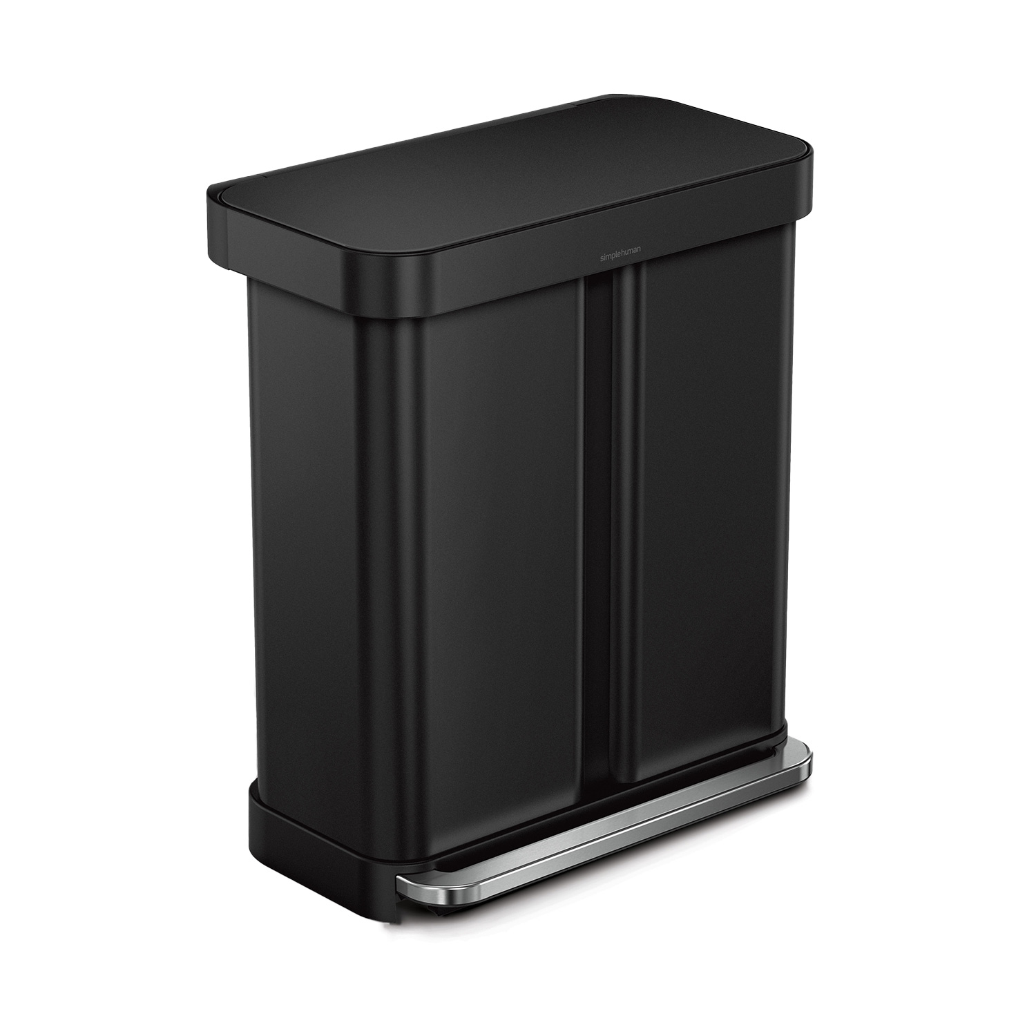 simplehuman treteimer 58 l schwarz 98314