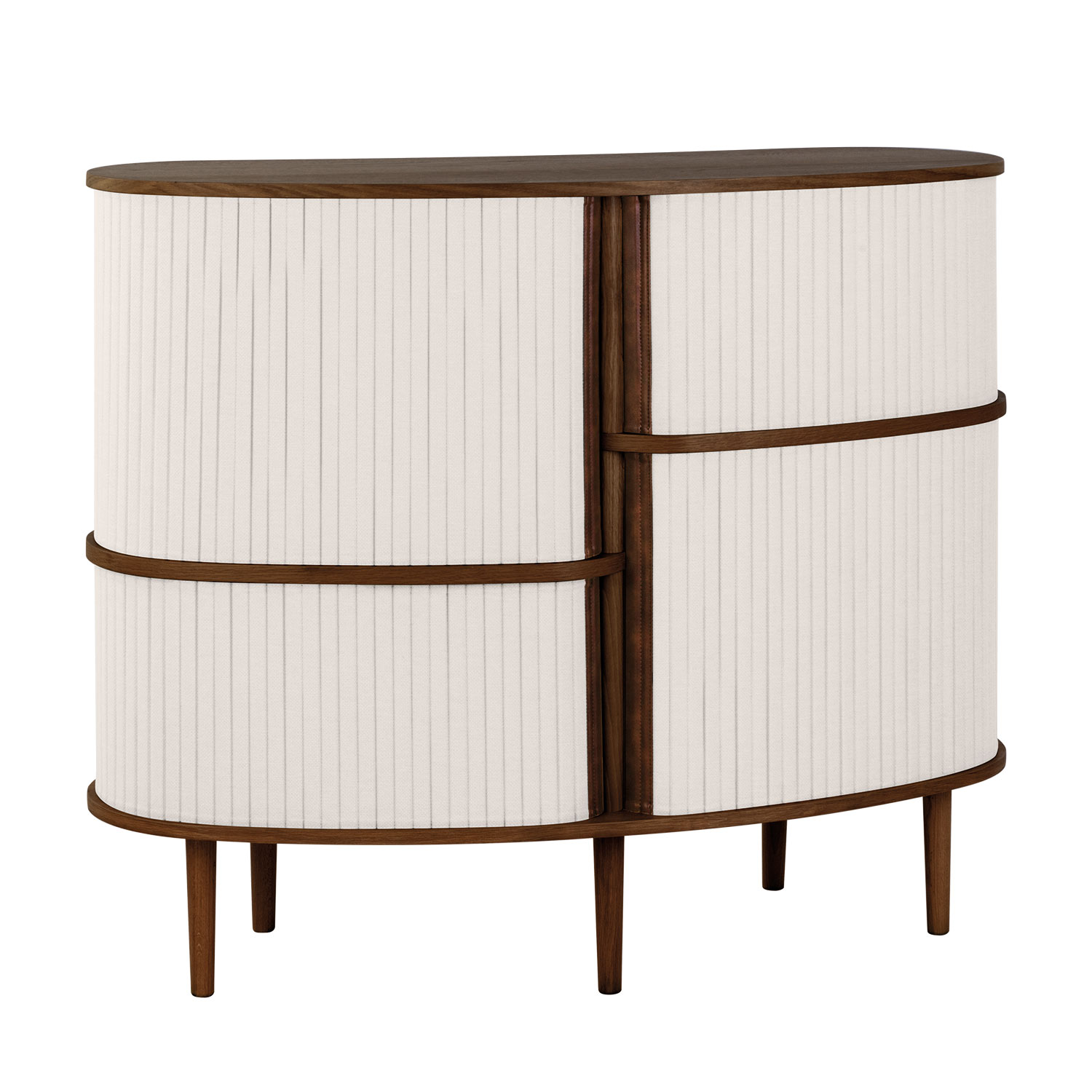 umage audacious highboard dunkle eiche white sands 92390