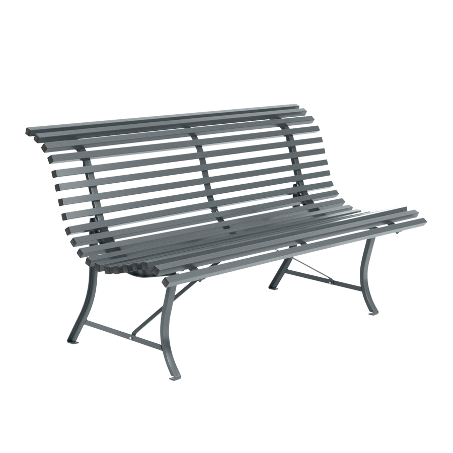 fermob louisiane bank 150 gewittergrau 64732