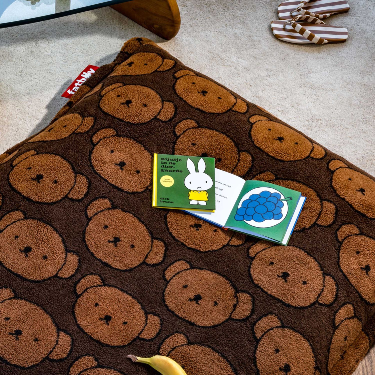 Fatboy - Original Slim Teddy x Boris brown Sitzsack