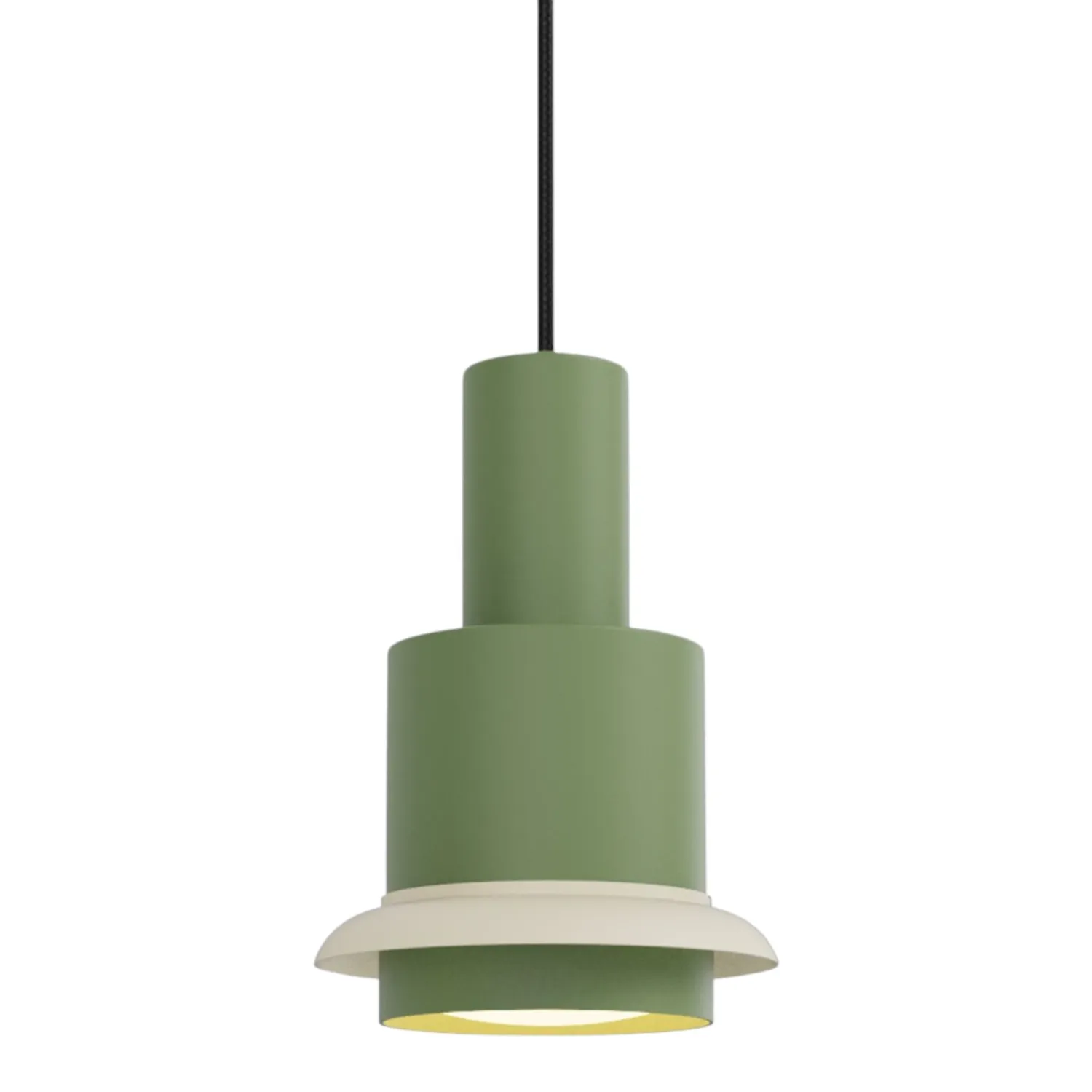 DCW - Chaumont Pendelleuchte Ø 19 cm grün weiß