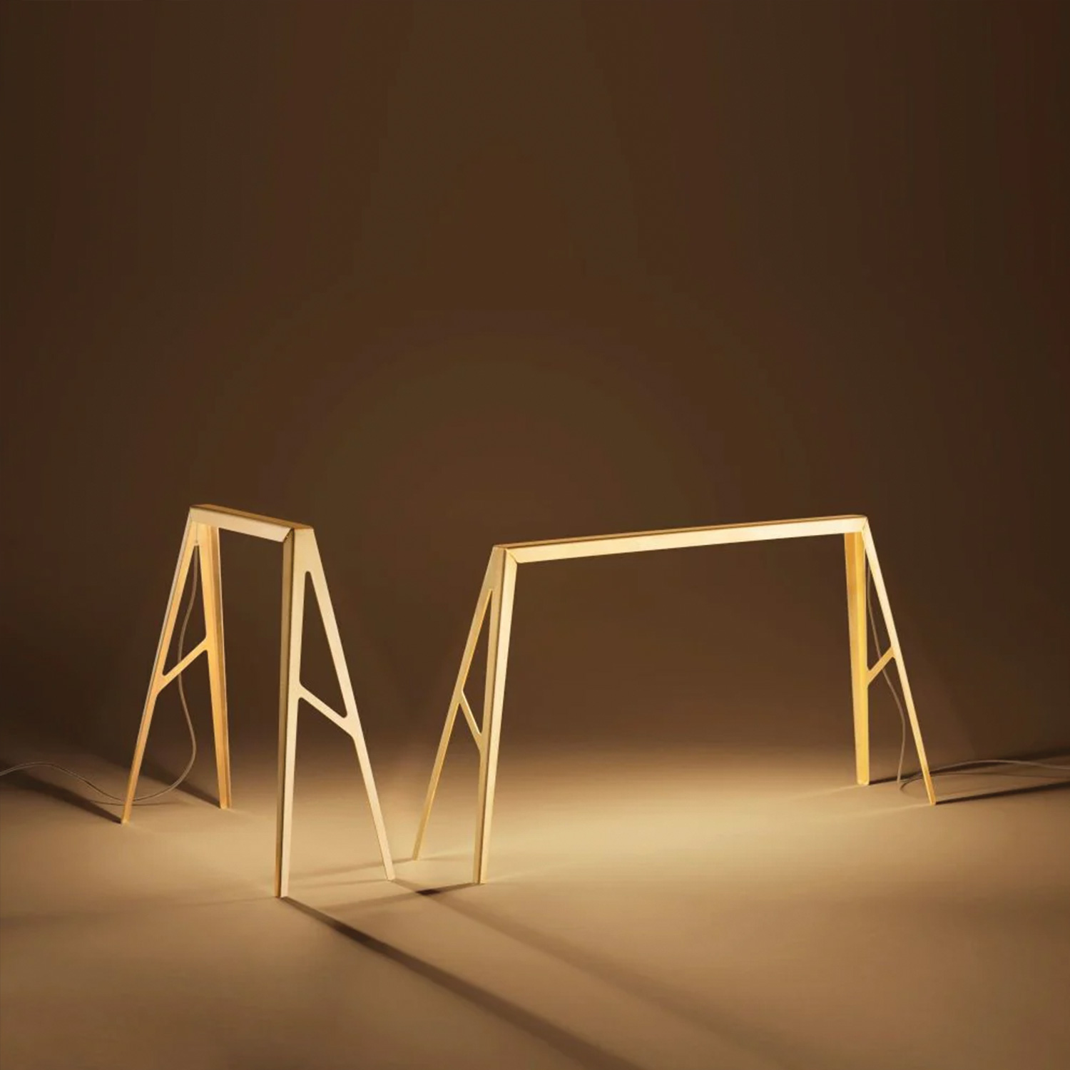 foscarini bridge 2 tischleuchte ambiente messing 91401