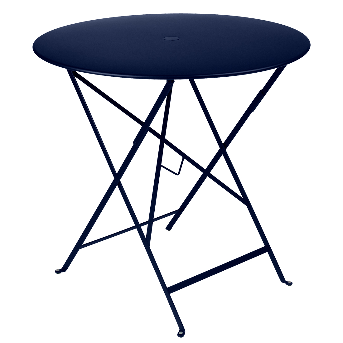 fermob bistro tisch rund 77cm abyssblau 92 77560