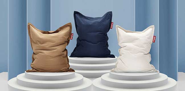 Fatboy Sitzsack 3 Stück auf Podium