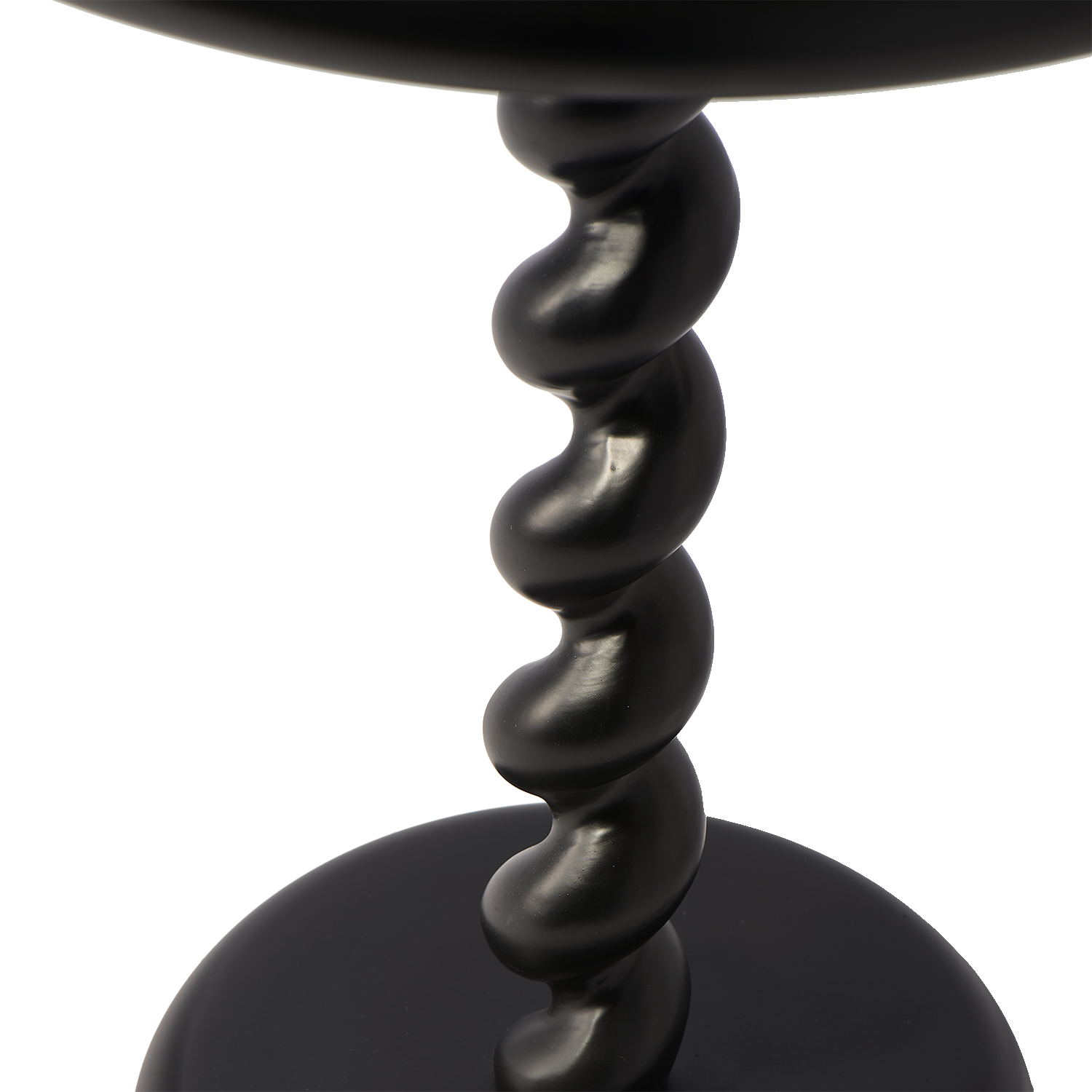 pols potten twister beistelltisch schwarz close up fuss 95114