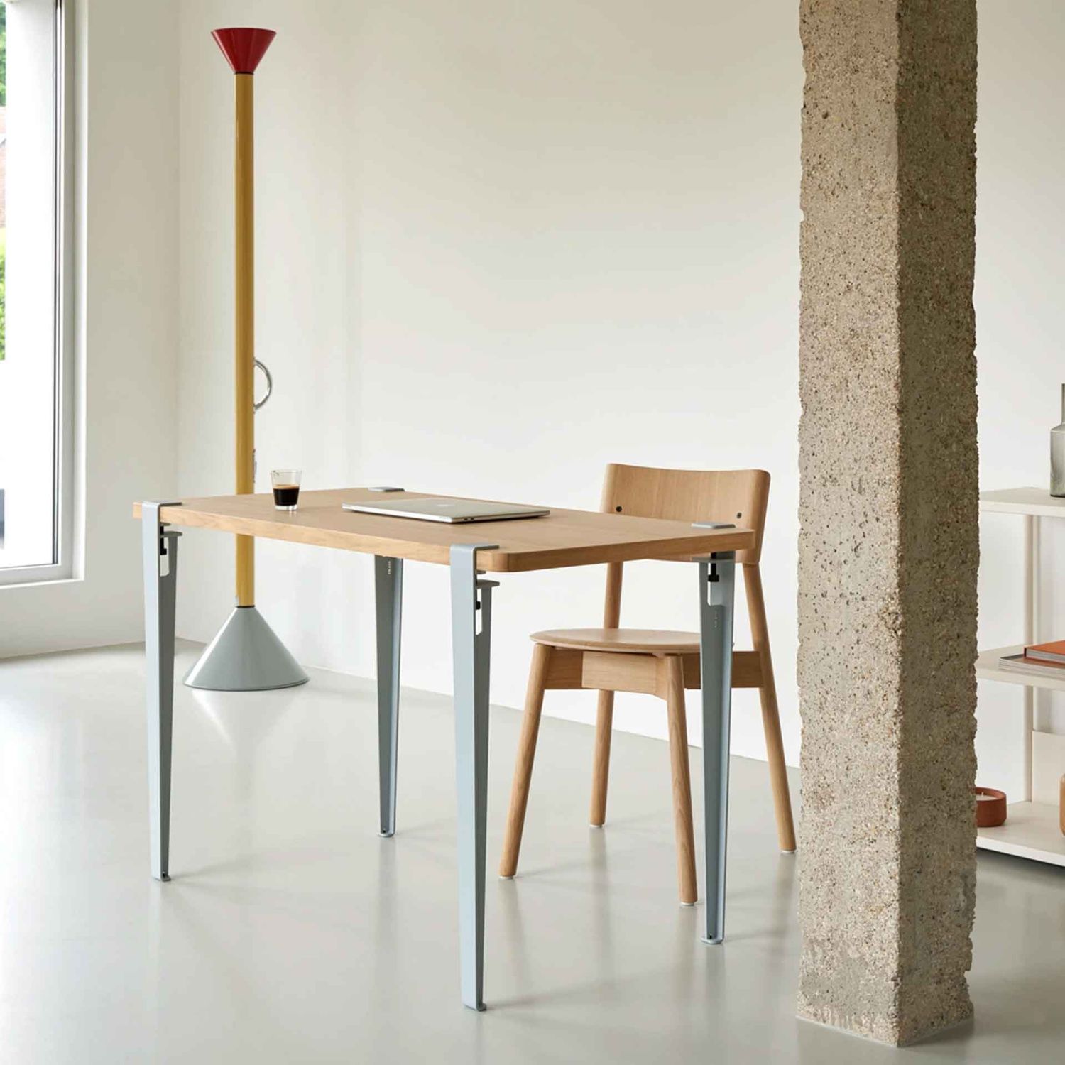 Tiptoe - Tischbein 75 cm blassblau