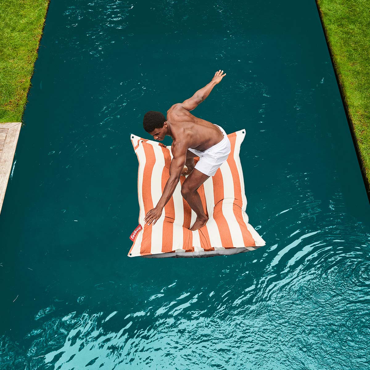 Fatboy - the original floatzac stripe blue ocean