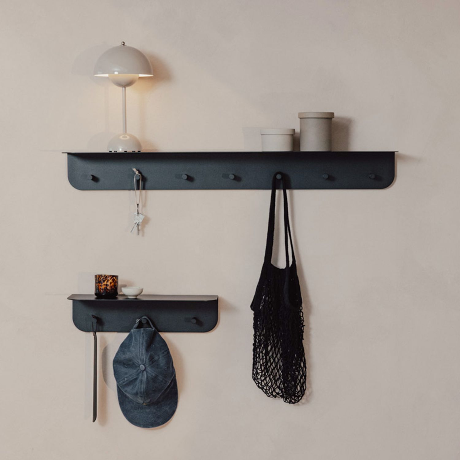 Metallbude - Malou Wandgarderobe Größe S blueberry soda