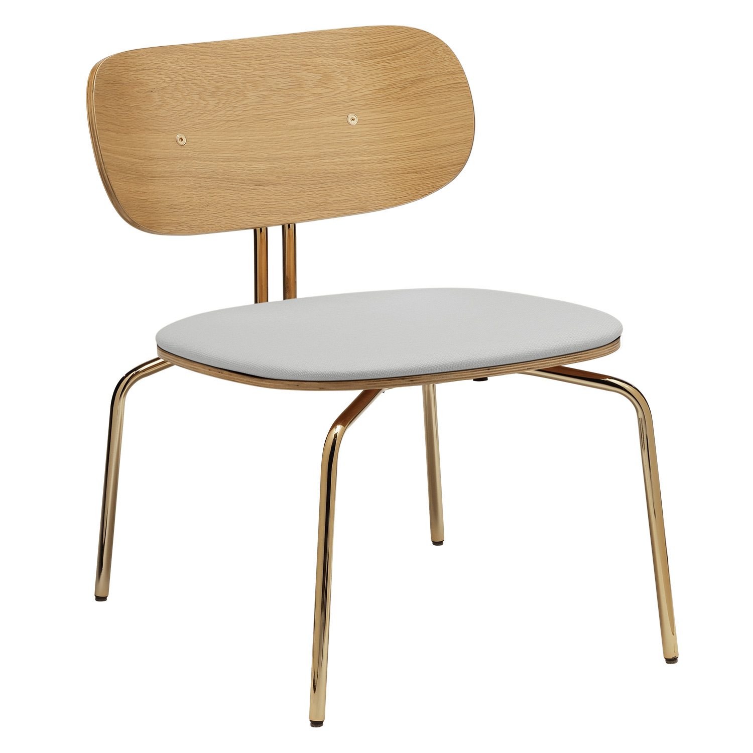 umage curios lounge chair eiche messing sterling 5917 1C730 03 106359