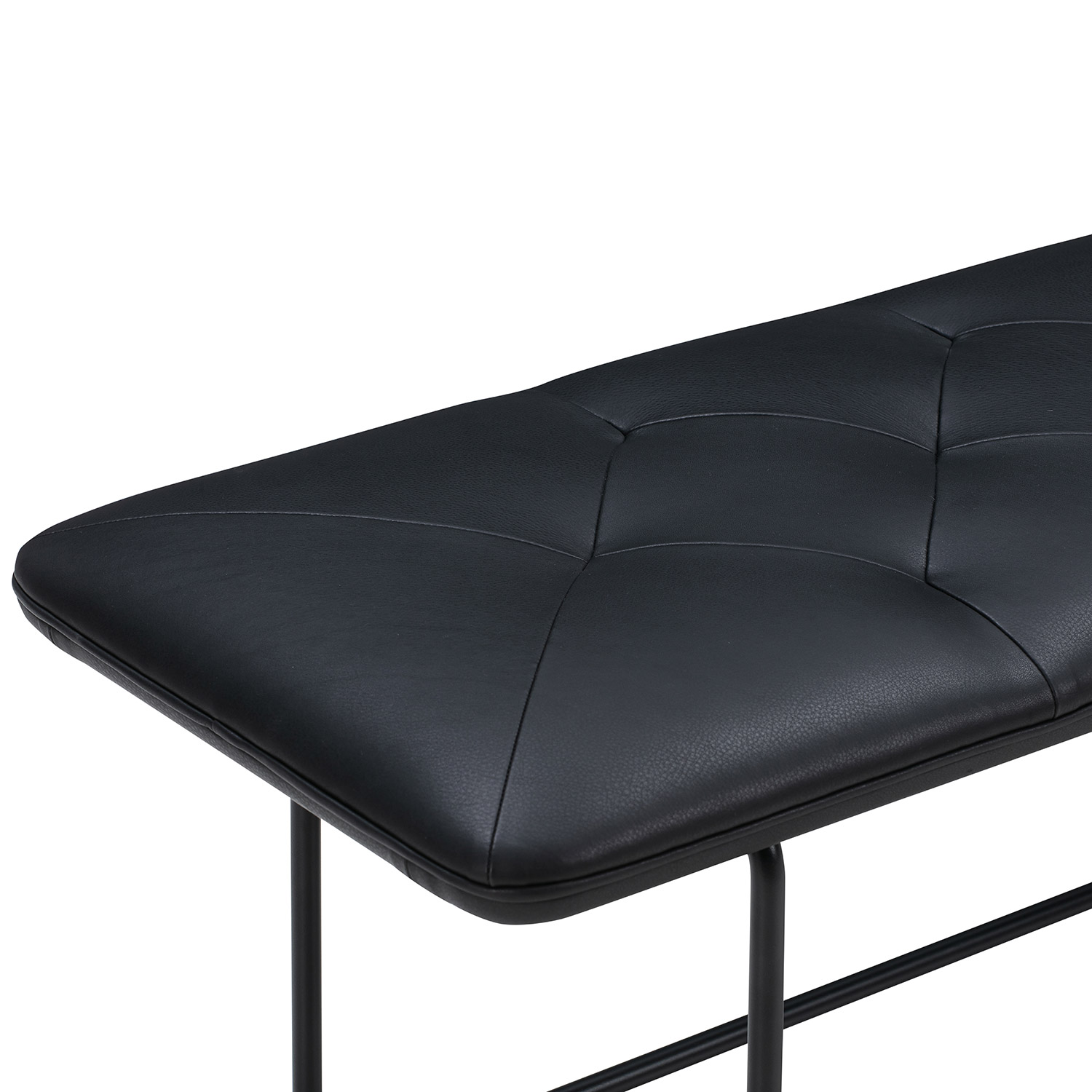 wendelbo Tip Toe Bench large Parma Black detail 94564