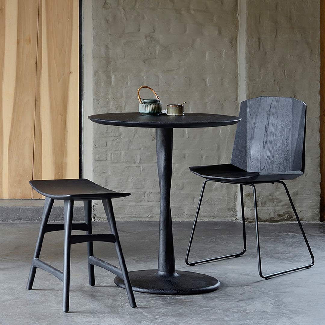 torsion tisch ethnicraft ambiente rund schwarz 88744