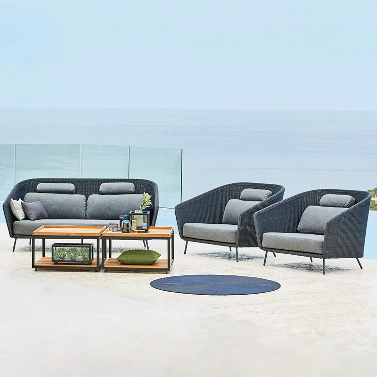 cane line mega loungesessel ambiente terrasse 89258
