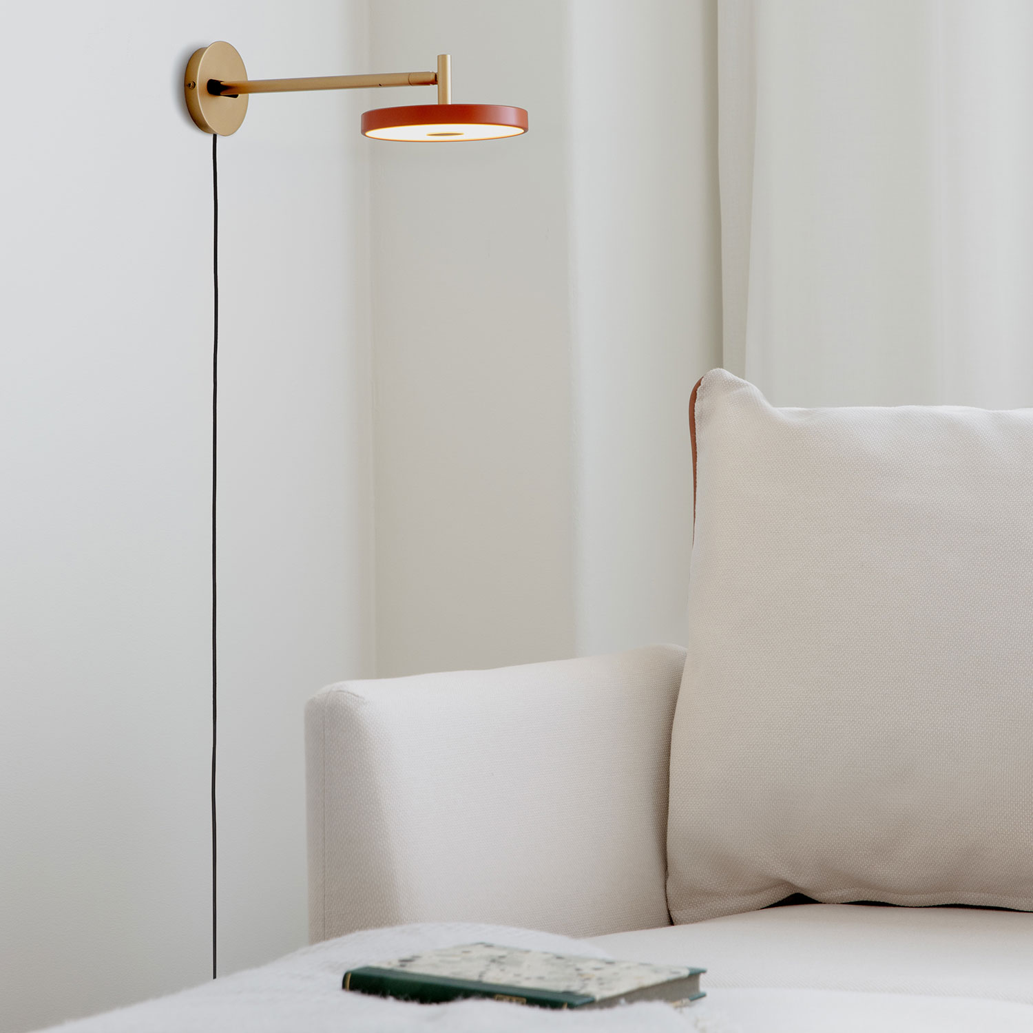 UMAGE asteria wall long nuance orange sofa 99122