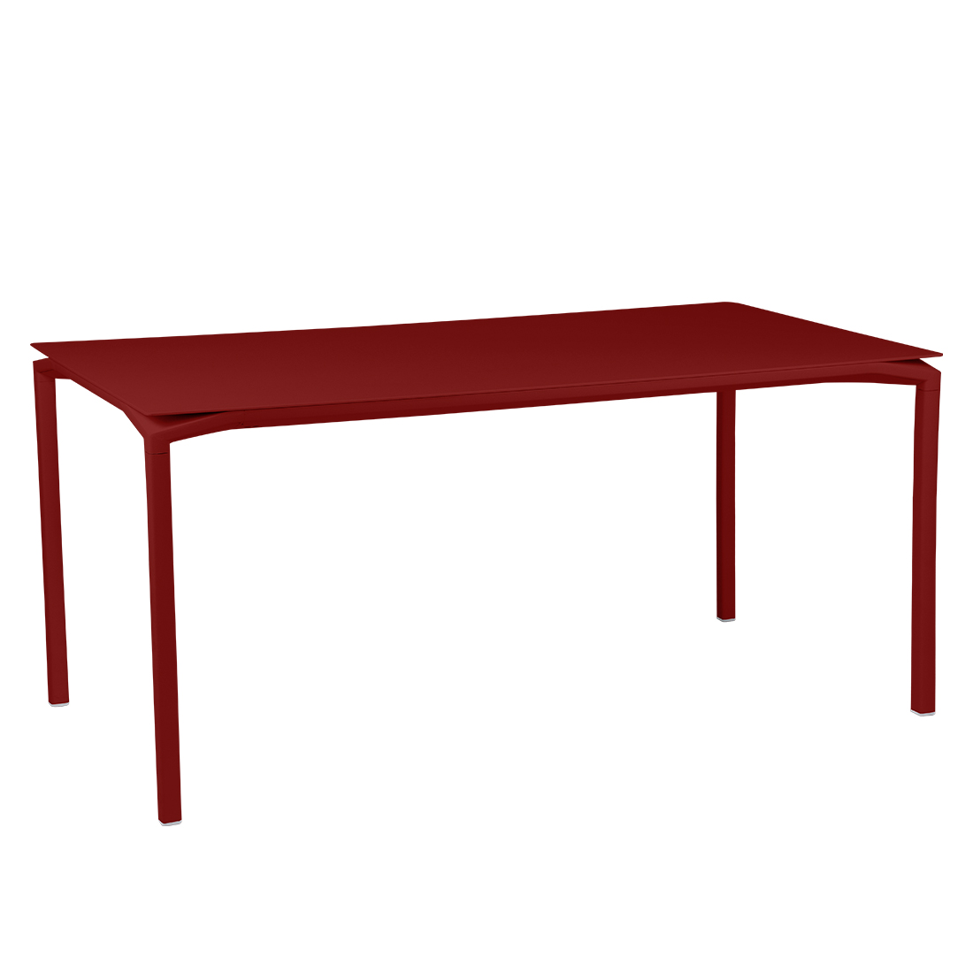 fermob calvi tisch 160x80 chili 43 77910