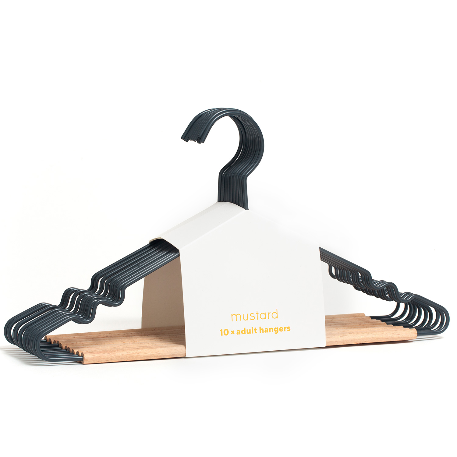 mustard made adult top hangers kleiderbuegel slate 96479