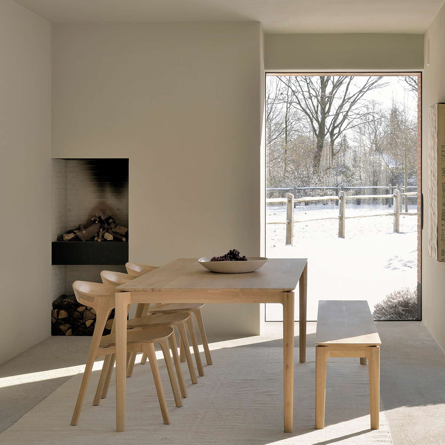 ethnicraft bok tisch eiche ambiente bank stuehle 84491