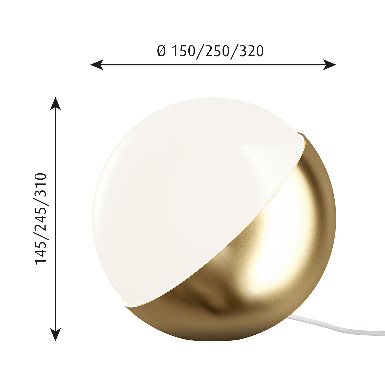 Louis Poulsen - VL Studio Tisch-/ Stehleuchte Ø 250 schwarz