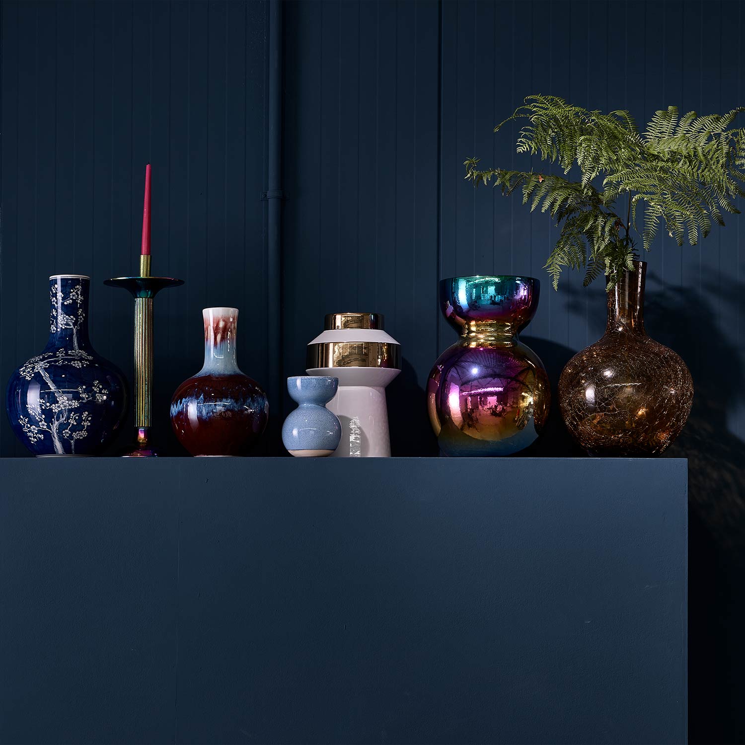 pols potten boolb vase m mehrfarbig sideboard 99044