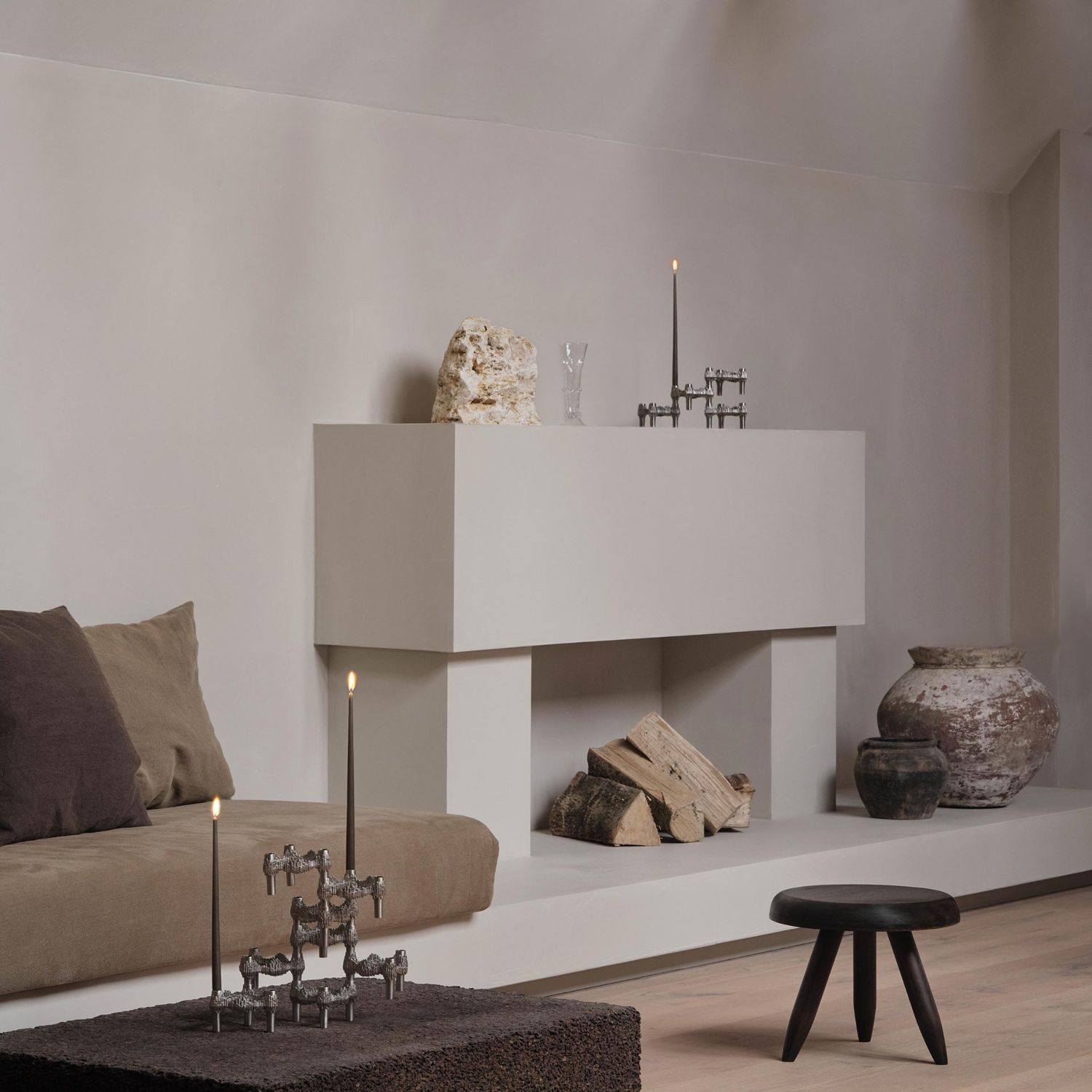 STOFF Nagel - Quist Kerzenhalter chrom 1 Stück