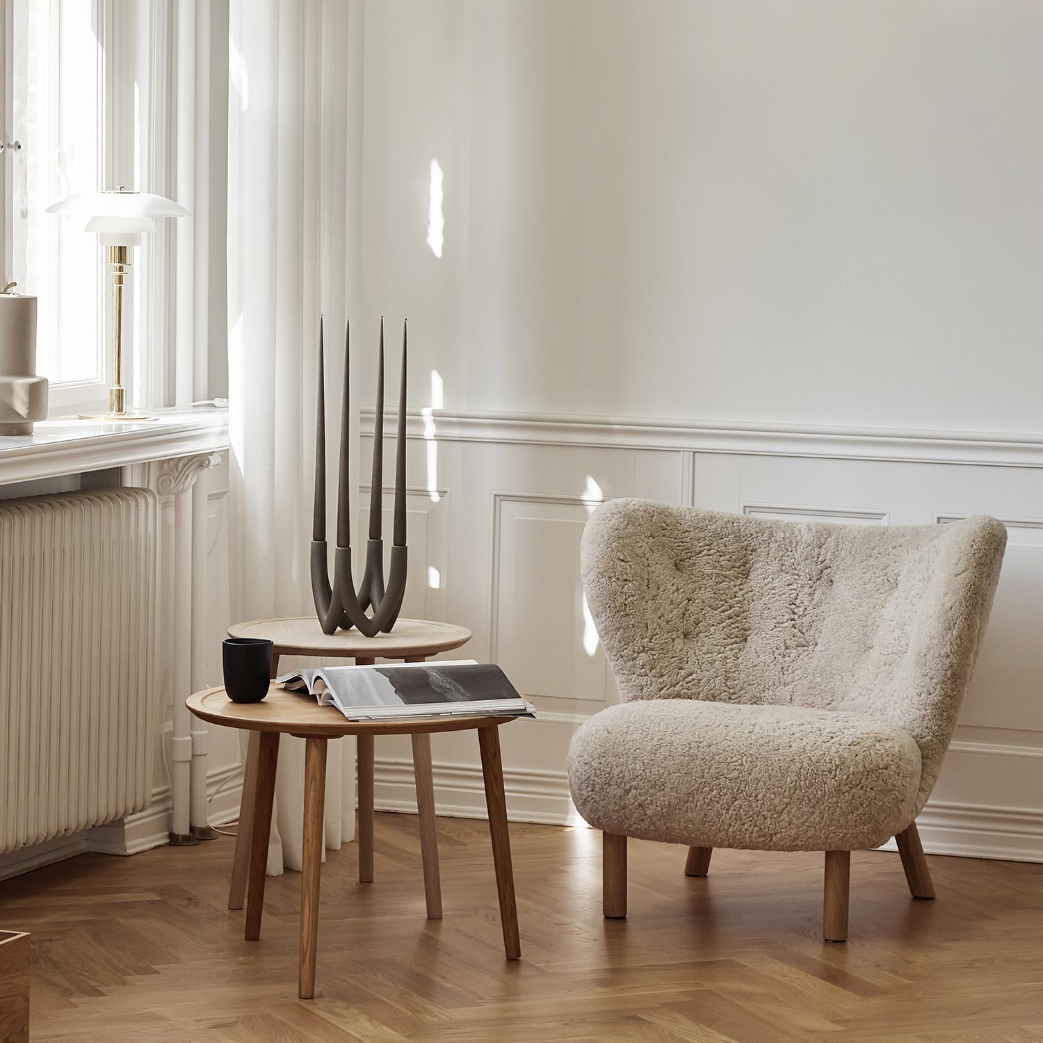 Ro Collection - Dodona Couchtisch Ø 46 cm oak oil