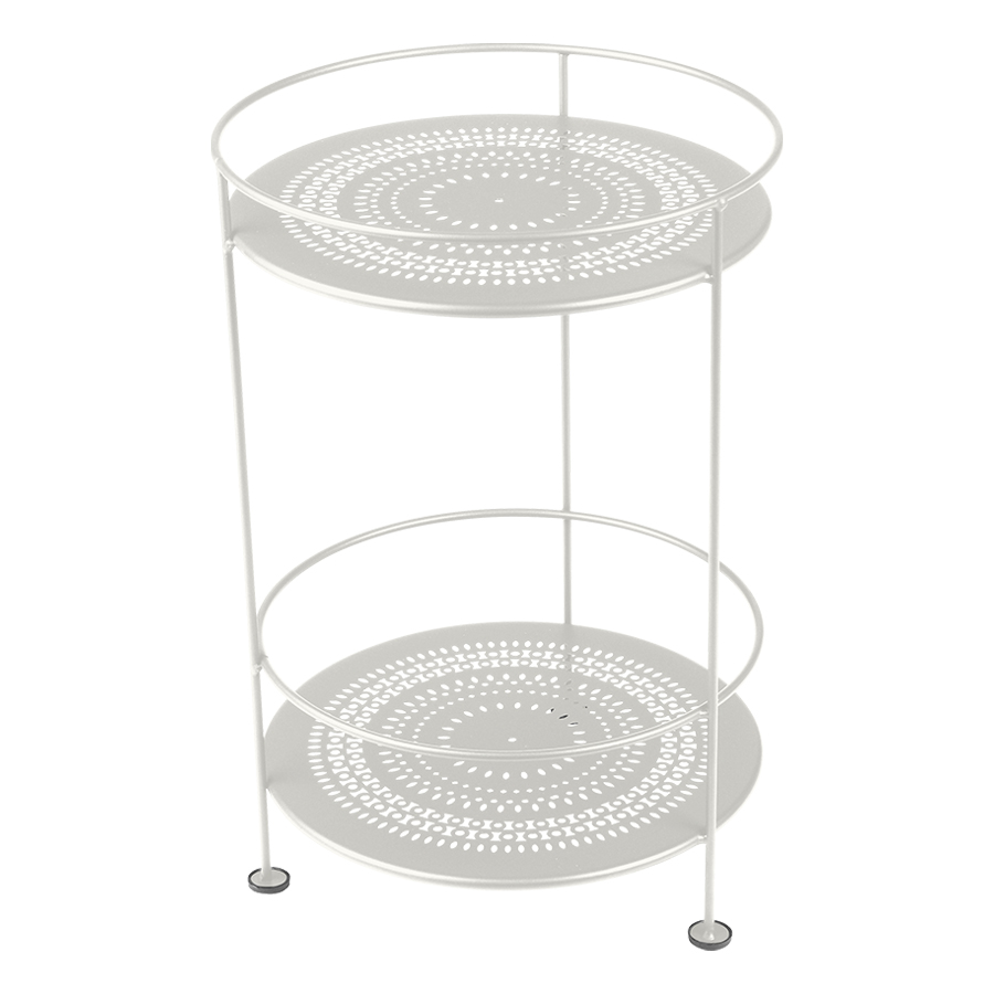 fermob guinguette tisch perfo lehmgrau 64707