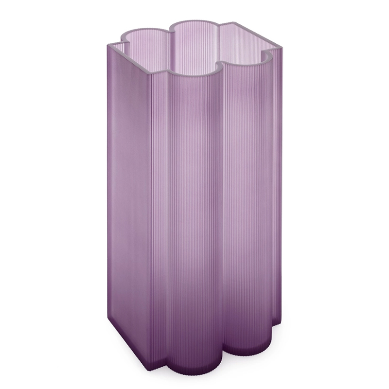 kartell okra blumenvase violett 102077