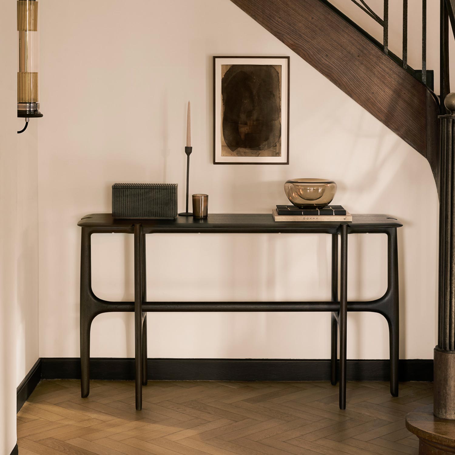 Ethnicraft - PI Konsole Teakholz dunkelbraun