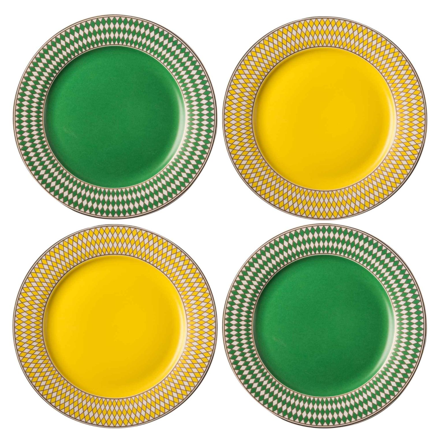 Pols Potten - Chess Dessertteller 4er-Set