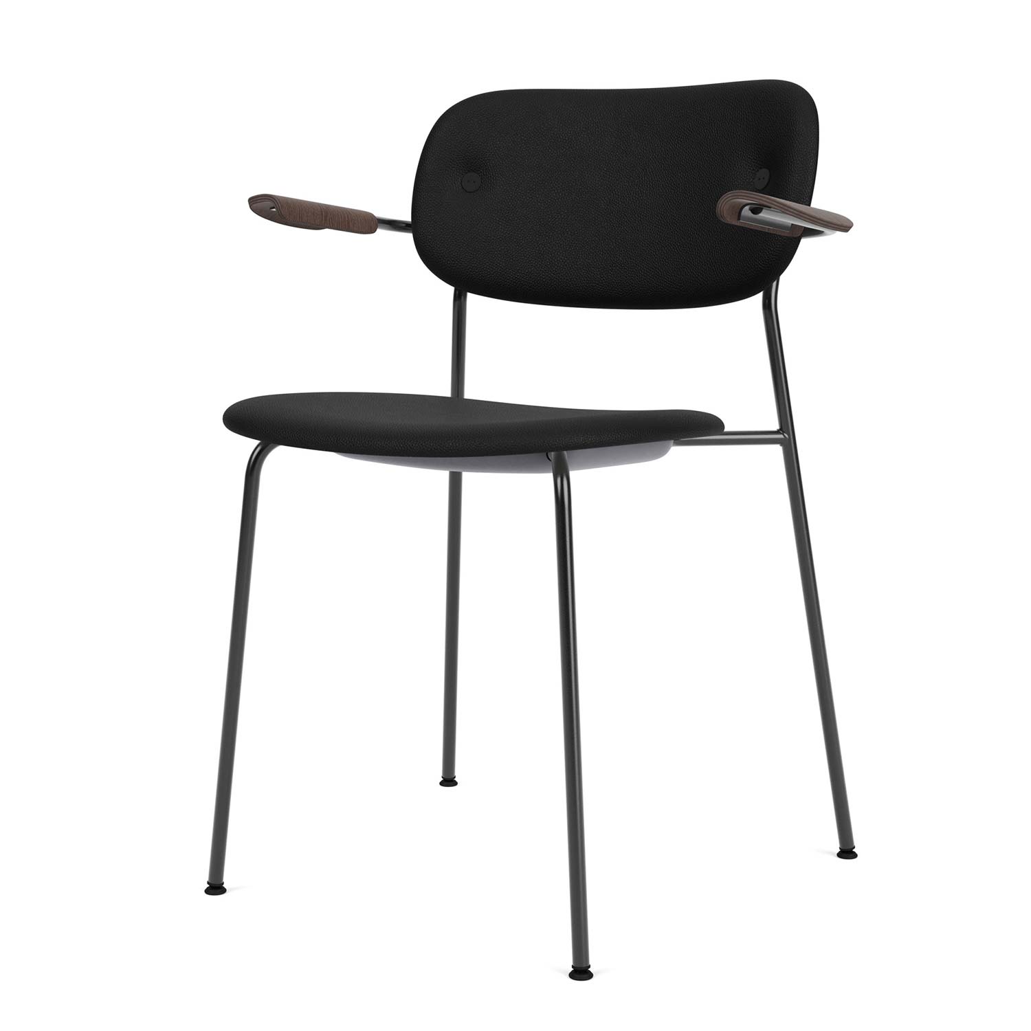 Audo - Co Dining Chair schwarz/Eiche dunkel Vollpolster 1001