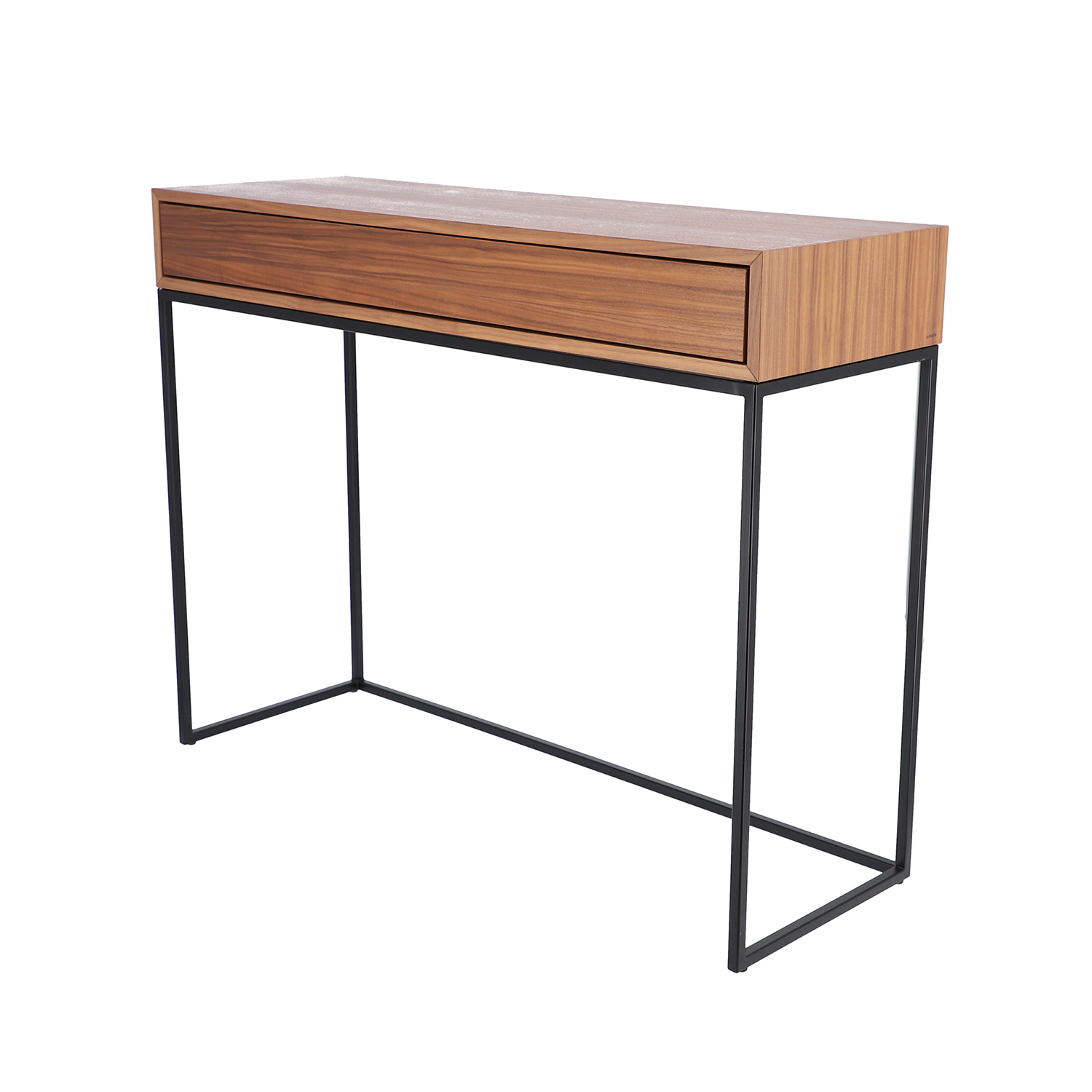 jan kurtz dina konsolentisch schublade schwarz nussbaum 73042