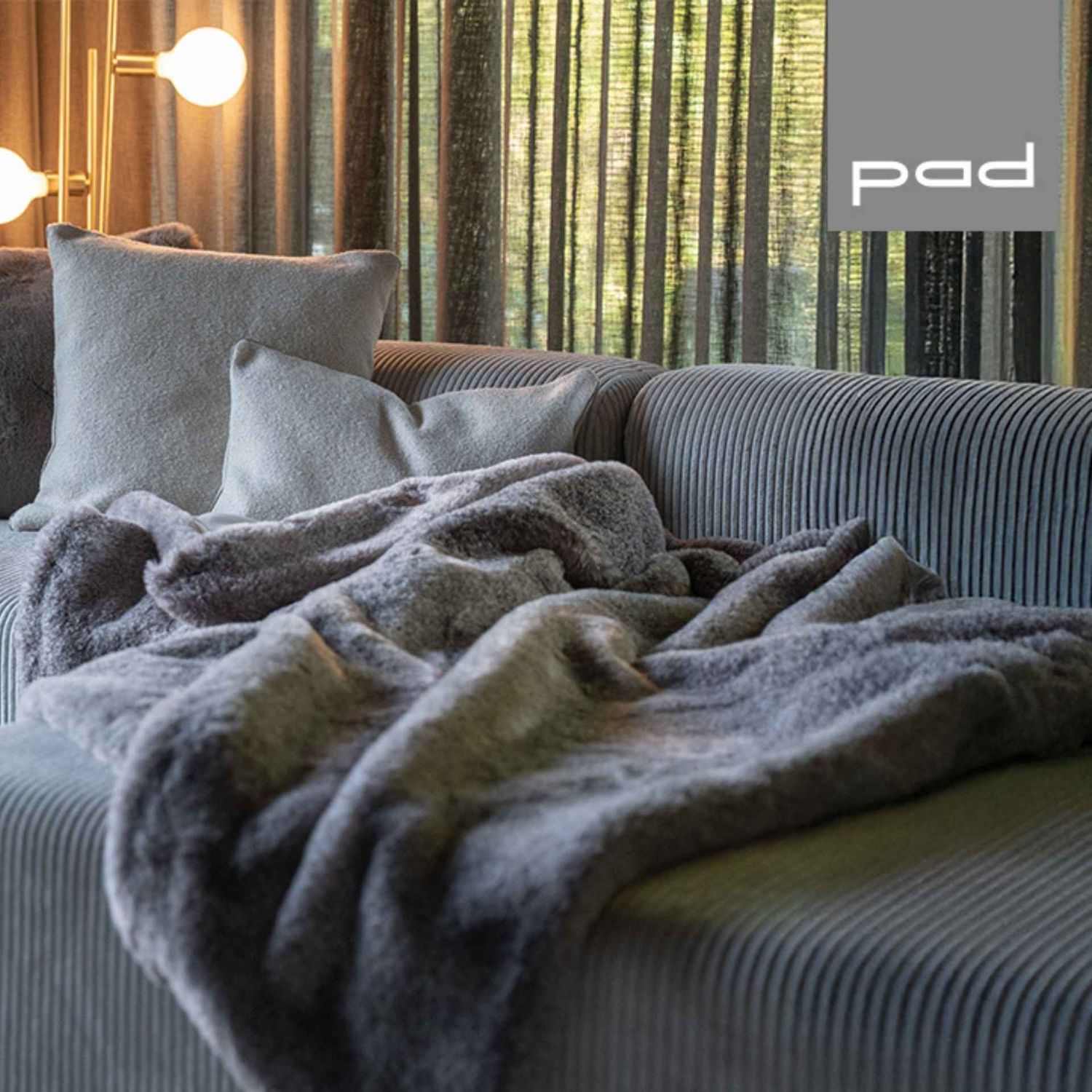 pad - Stella Decke 140 x 190 cm braun