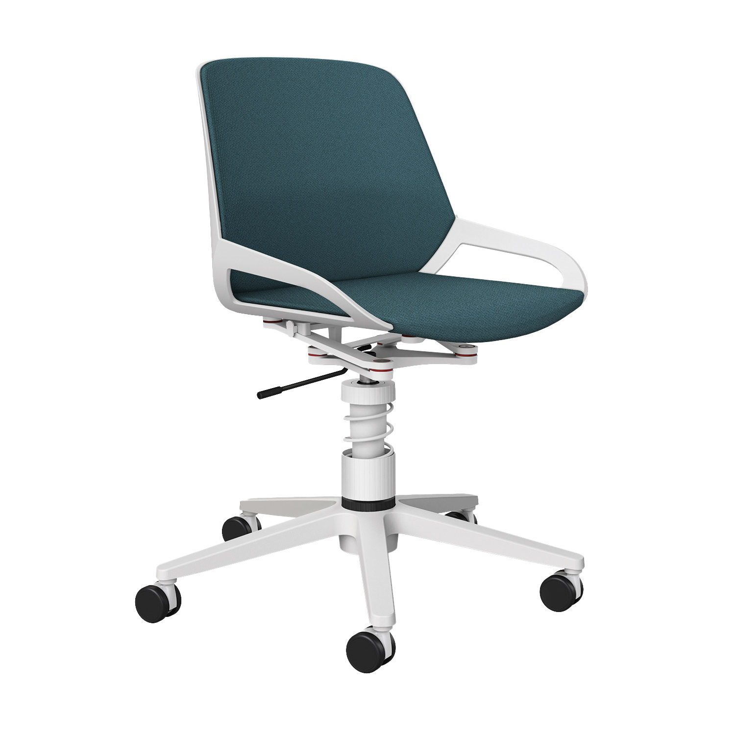 aeris numo task mit federbein mit rueckenpolster weiss blau melliert 92882