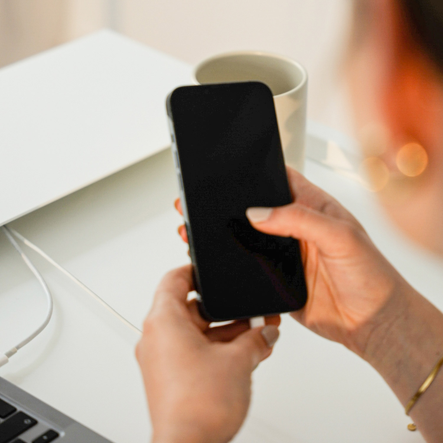 Metallbude - Donna Schreibtisch schwarz