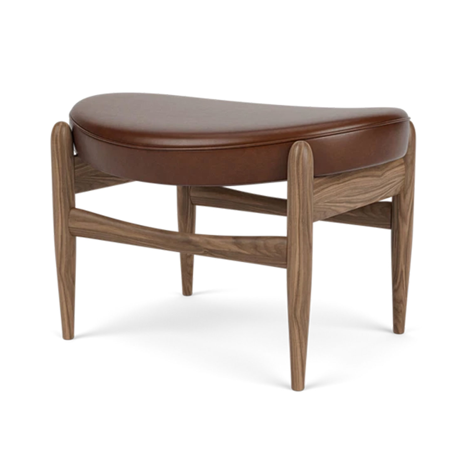 Audo - Elizabeth Fußteil Walnut/braun