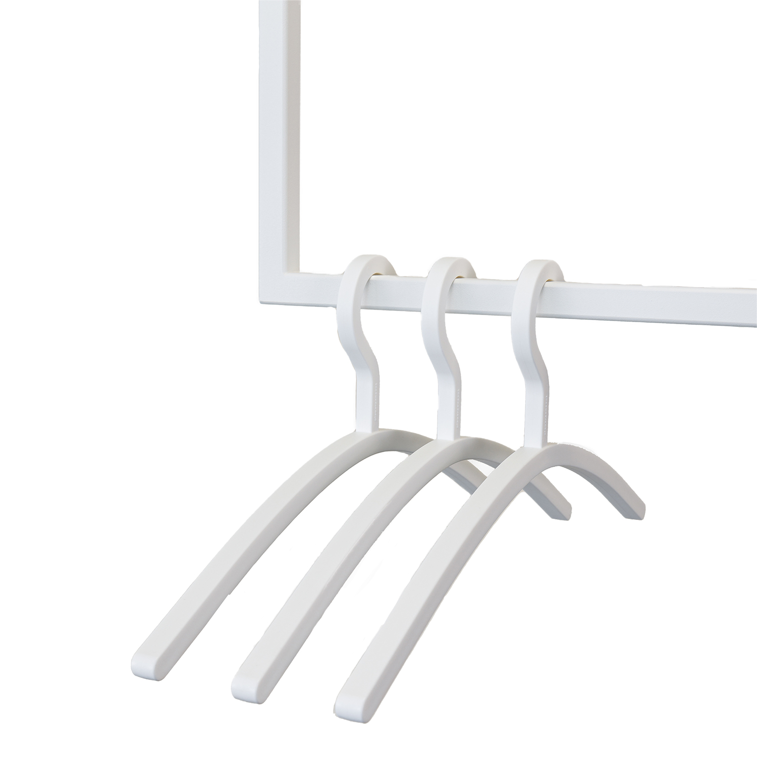 metallbude carree kleiderbuegel weiss 96763