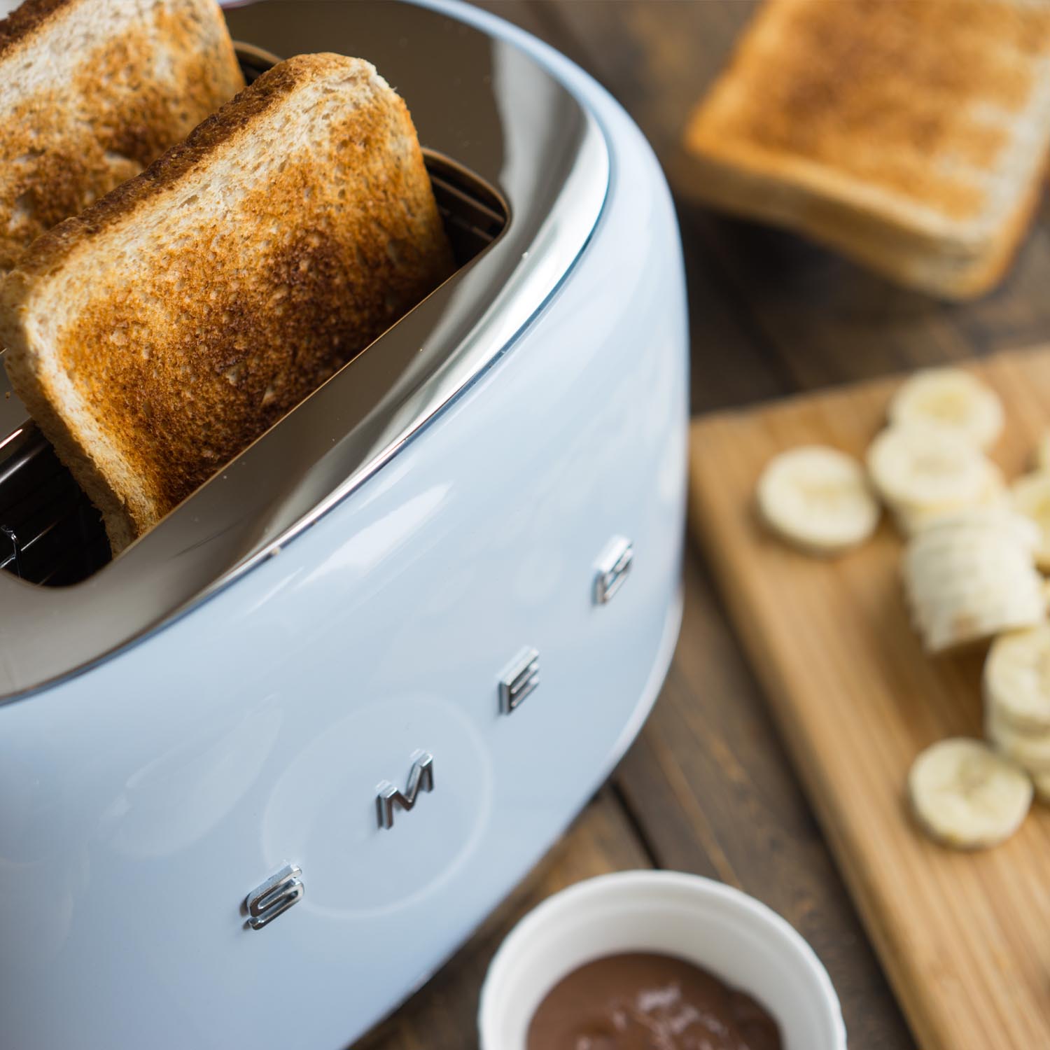 Toaster SMEG TSF01 Nutella Bannanen Brot