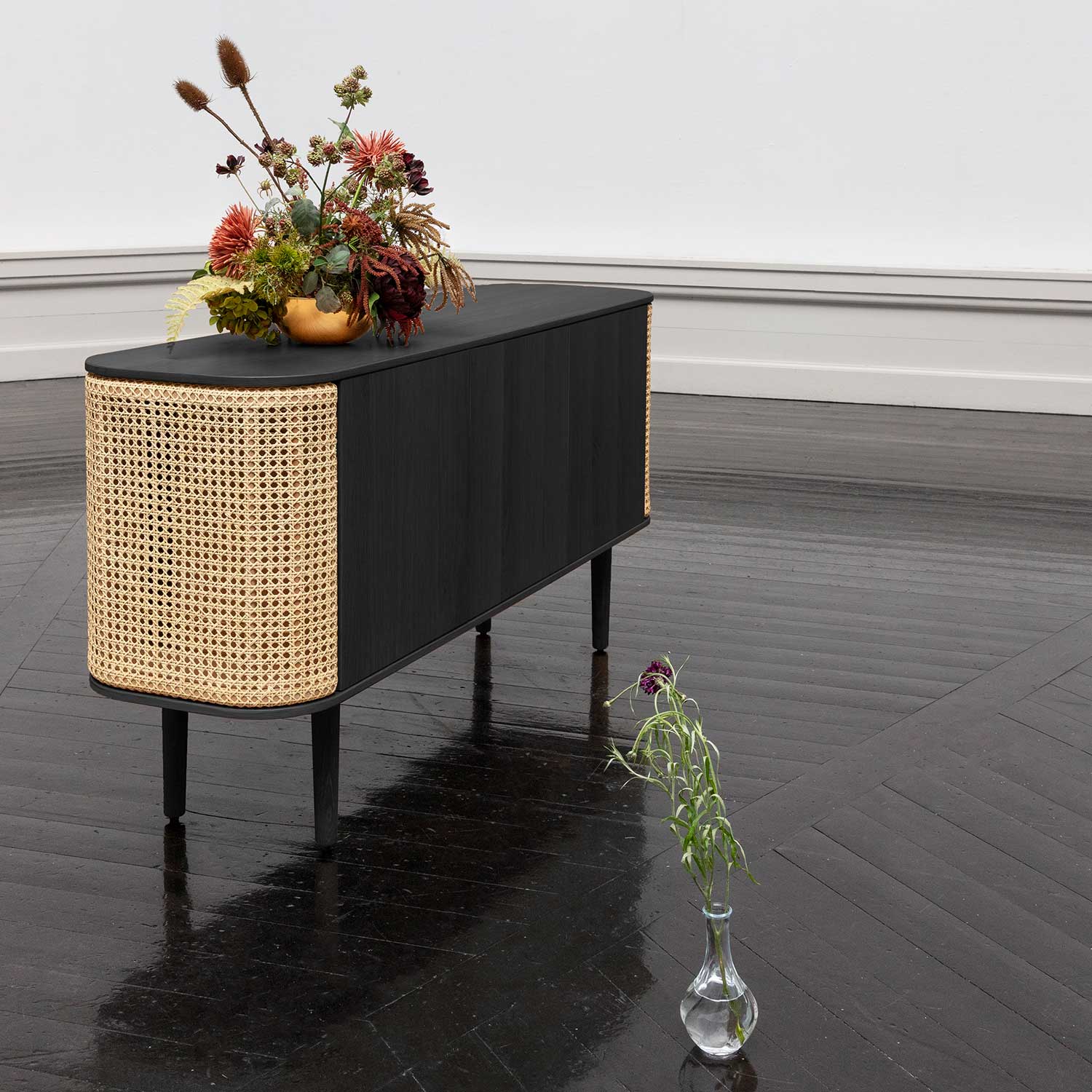 treasures eiche schwarz venetian cane umage 59192