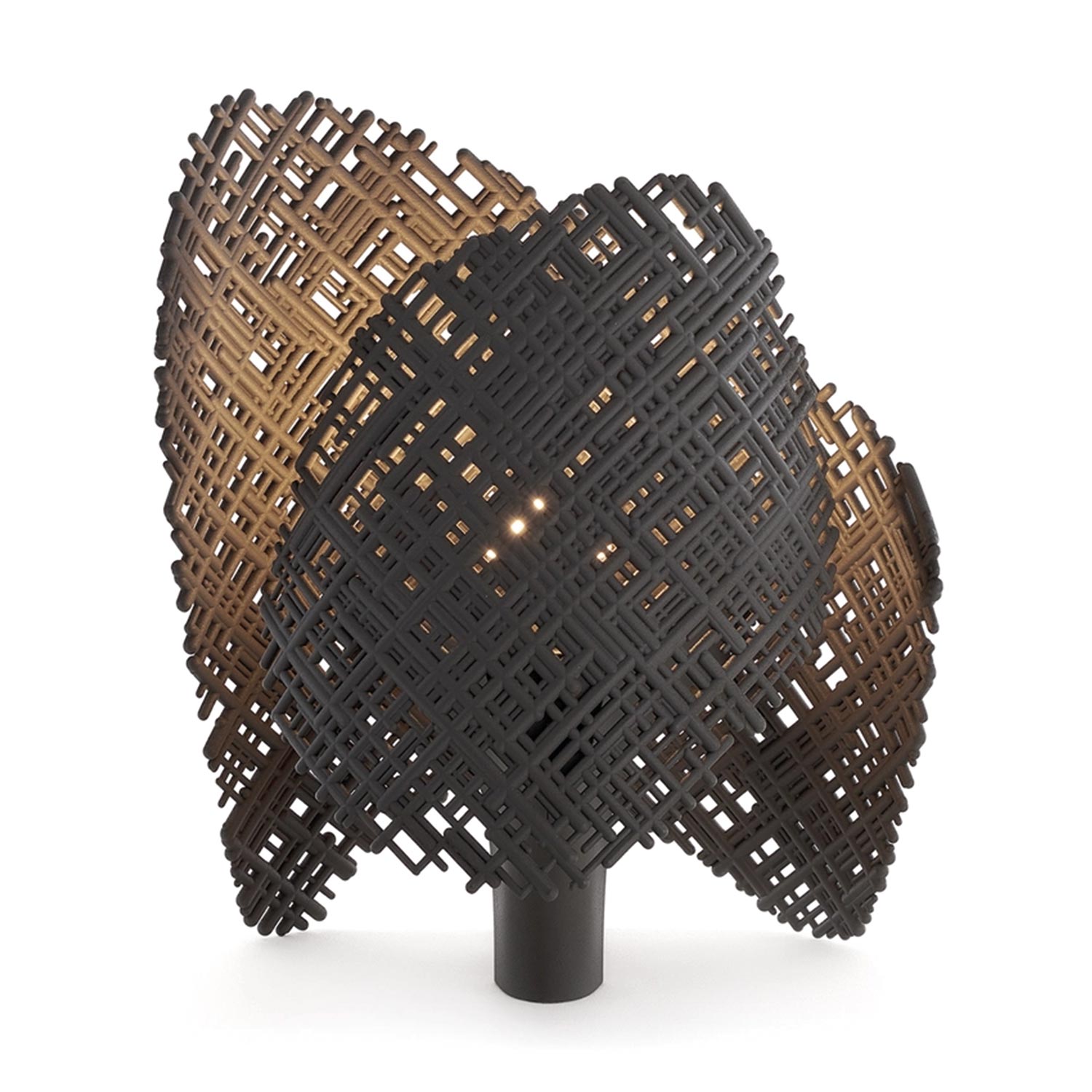 kartell tea leuchte anthrazit leuchtend 87525