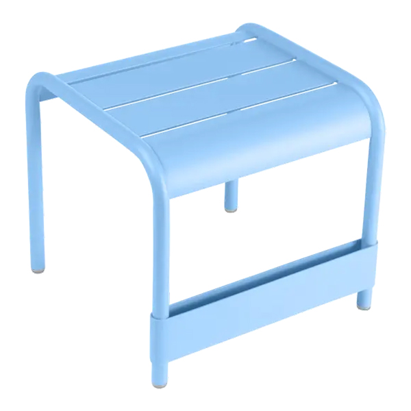 Fermob - Luxembourg kleiner Tisch / Fußablage maya-blau