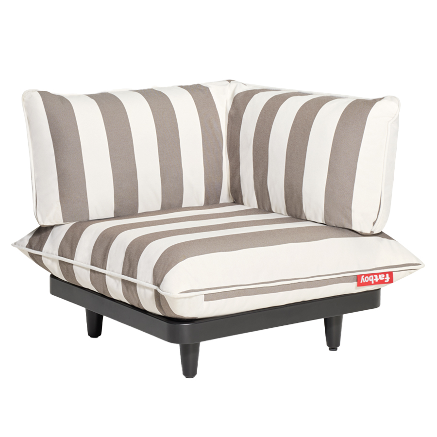 Fatboy - Paletti Stripe Cacao Sitzecke links